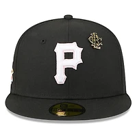 Casquette ajustée New Era 59FIFTY Big League 2025 des Pirates de Pittsburgh pour homme, noire
