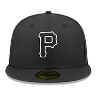 Men's New Era Black Pittsburgh Pirates 2026 Batting Practice 59FIFTY Fitted Hat