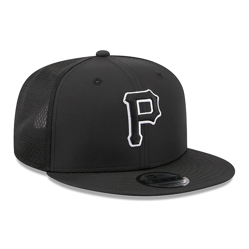 Men's New Era Black Pittsburgh Pirates 2026 Batting Practice 9FIFTY Snapback Hat