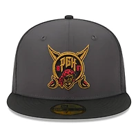 Men's New Era Black Pittsburgh Pirates 2026 City Connect Batting Practice 59FIFTY Fitted Hat