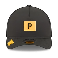 Men's New Era  Black Pittsburgh Pirates 2026 Clubhouse 9FORTY A-Frame Adjustable Hat
