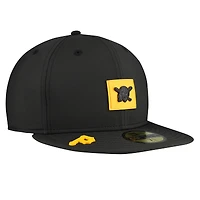 Men's New Era  Black Pittsburgh Pirates 2026 Clubhouse Alternate 59FIFTY Fitted Hat