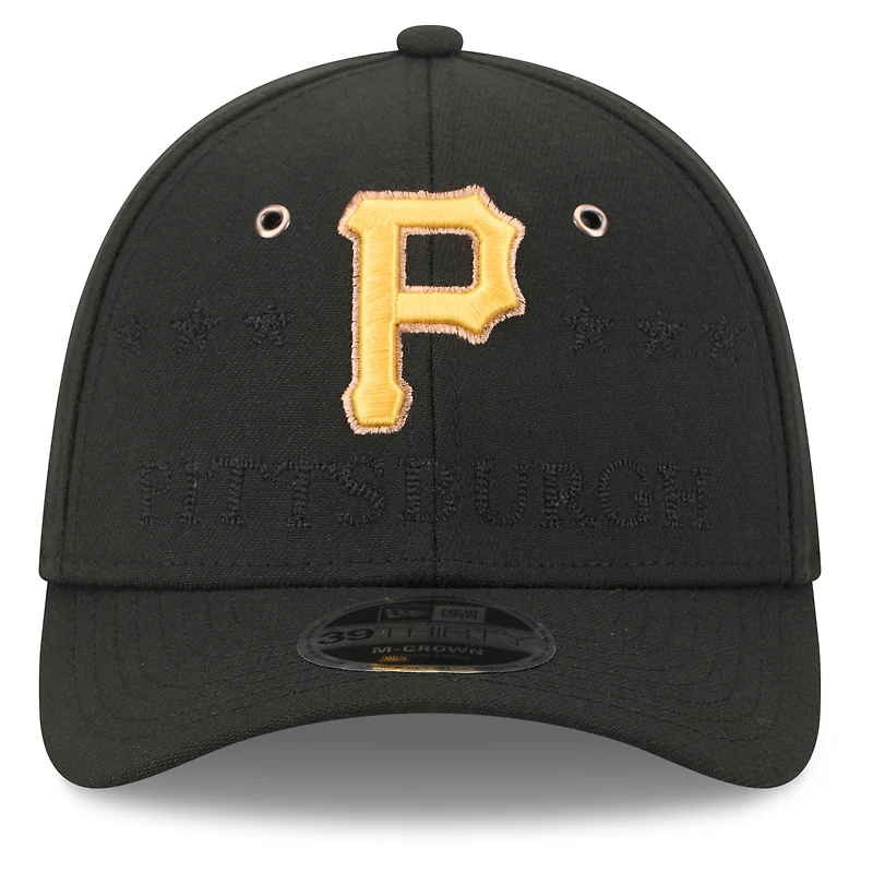 Casquette New Era noire Pittsburgh Pirates 2026 MLB All-Star Game 39THIRTY Flex pour homme