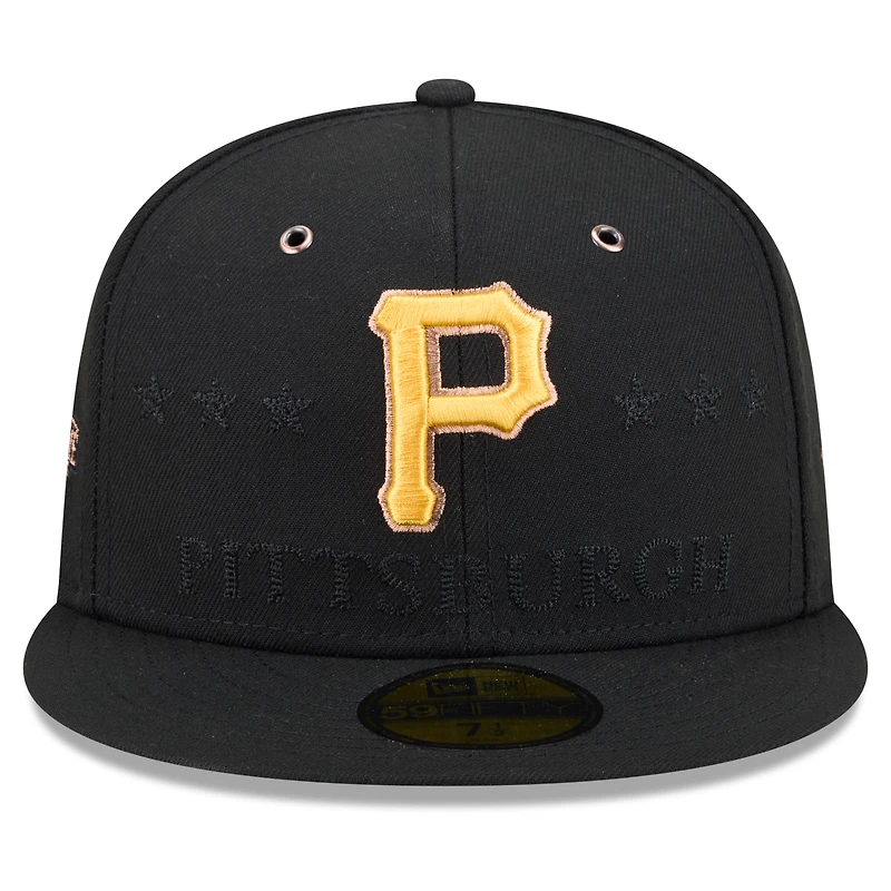 Men's New Era Black Pittsburgh Pirates 2026 MLB All-Star Game 59FIFTY Fitted Hat