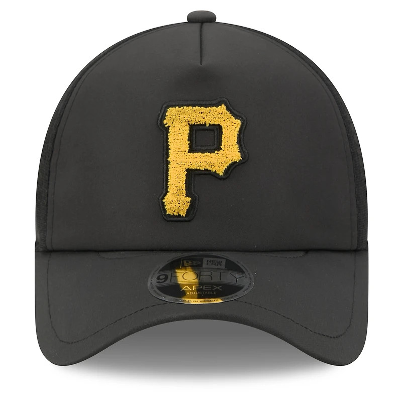 Men's New Era Black Pittsburgh Pirates 2026 MLB All-Star Game Workout 9FORTY Apex Adjustable Hat