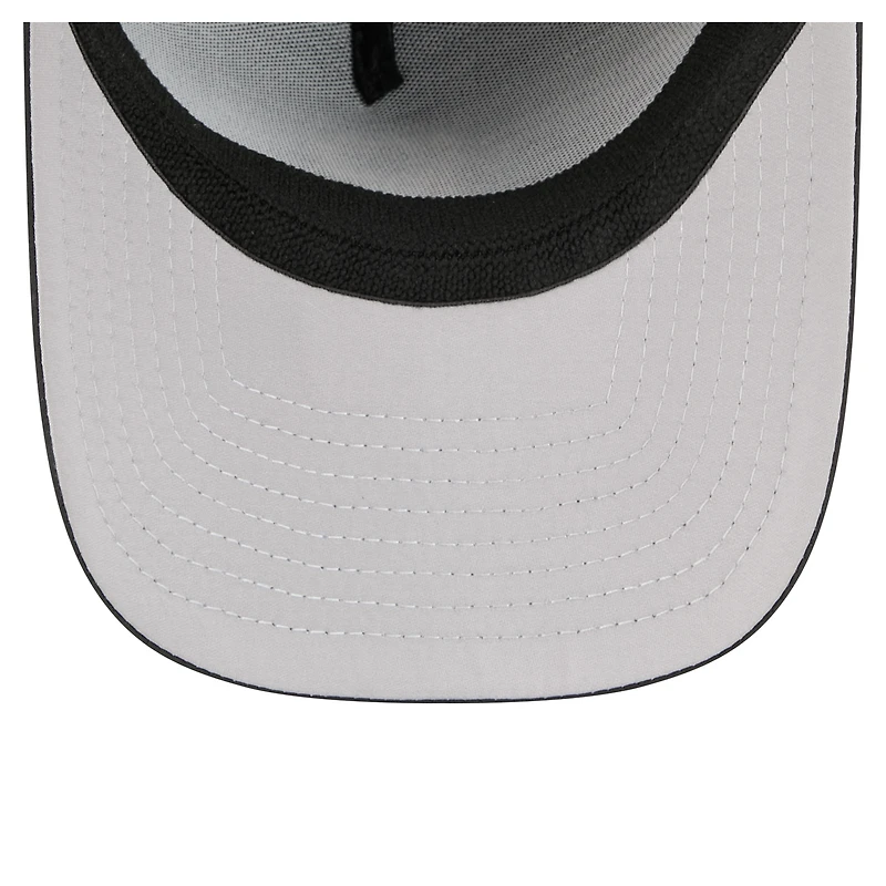 Casquette perforée A-Frame Flex noire New Era 39THIRTY des Pirates de Pittsburgh pour homme