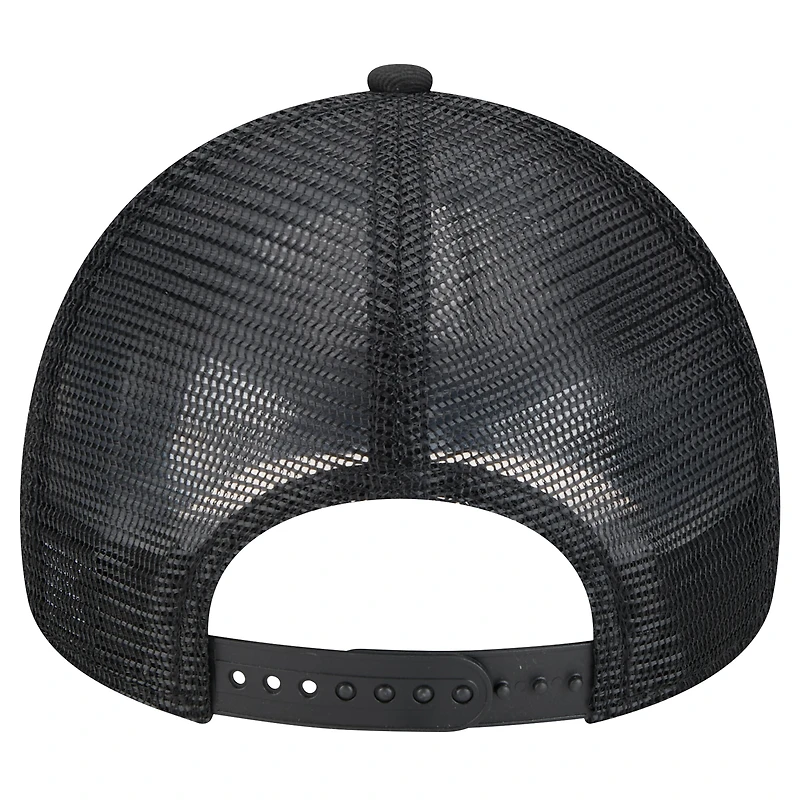 Casquette ajustable A-Frame Trucker 9FORTY des Pirates de Pittsburgh de New Era pour homme, noire
