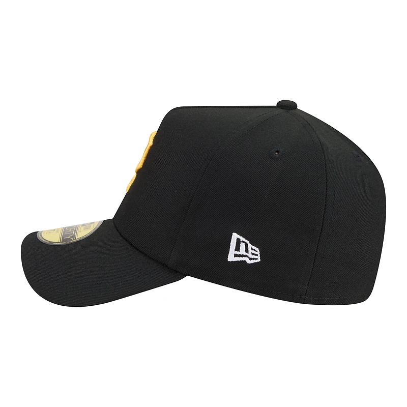 Men's New Era  Black Pittsburgh Pirates A-Frame 59FORTY Fitted Hat