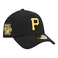 Men's New Era  Black Pittsburgh Pirates A-Frame 59FORTY Fitted Hat