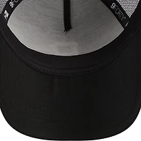 Casquette réglable noire A-Frame 9FORTY Trucker des Pirates de Pittsburgh New Era pour hommes