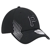 Casquette flexible Active Dash Mark 39THIRTY des Pirates de Pittsburgh New Era noire pour hommes