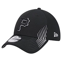 Casquette flexible Active Dash Mark 39THIRTY des Pirates de Pittsburgh New Era noire pour hommes