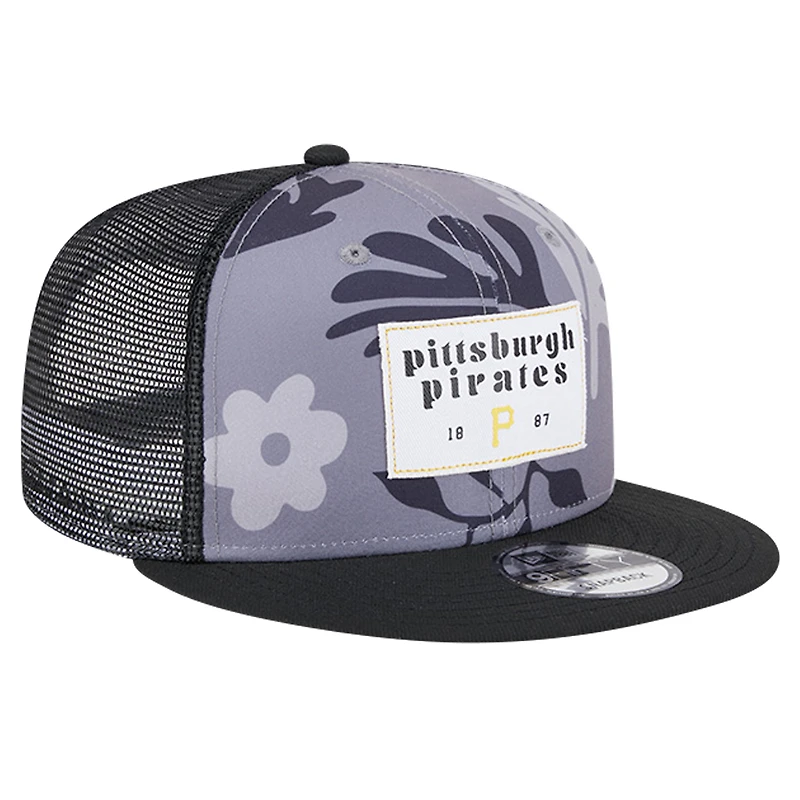 Casquette Snapback 9FIFTY Snapback pour hommes des Pirates de Pittsburgh New Era noire