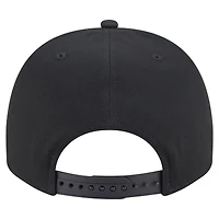 Men's New Era Black Pittsburgh Pirates Chainstitch 9FIFTY A-Frame Snapback Hat