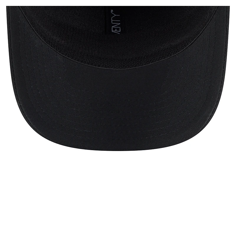 Casquette extensible à bouton-pression New Era noire avec écusson circulaire 9SEVENTY des Pirates de Pittsburgh pour homme