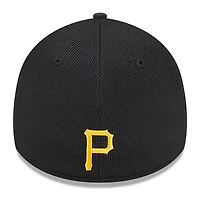 Men's New Era Black Pittsburgh Pirates City Connect Batting Practice 39THIRTY Flex Hat