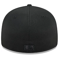 Casquette d'entraînement au bâton 59FIFTY noire New Era pour homme, City Connect, des Pirates de Pittsburgh