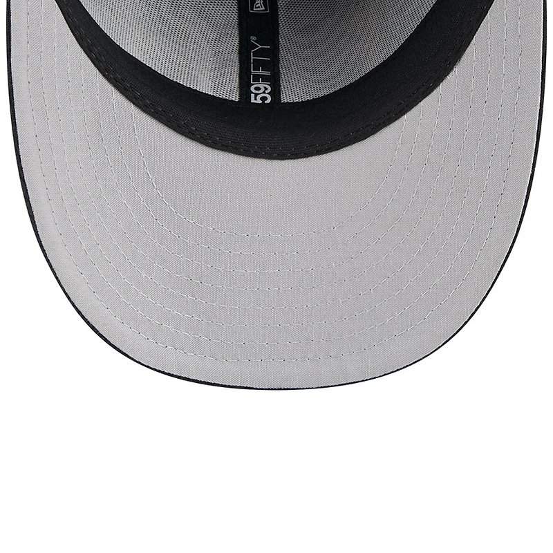 Casquette d'entraînement au bâton 59FIFTY noire New Era pour homme, City Connect, des Pirates de Pittsburgh