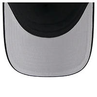 Casquette camionneur ajustable New Era noire City Initial 9FORTY A-Frame M-Crown des Pirates de Pittsburgh pour homme