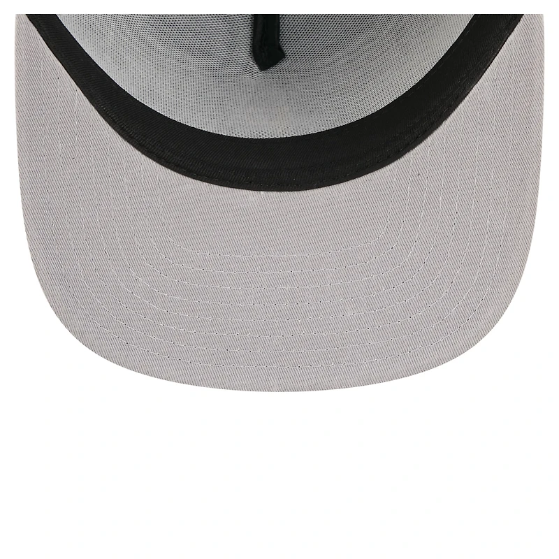 Casquette snapback New Era 9FIFTY noire pour homme, logo Pittsburgh Pirates City, style A-Frame.