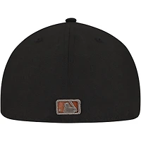 Men's New Era Black Pittsburgh Pirates Dune Gradient Side Patch 59FIFTY Fitted Hat