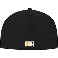 Men's New Era Black Pittsburgh Pirates  Duo Logo 2.0 59FIFTY Fitted Hat