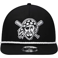Men's New Era Black Pittsburgh Pirates Golfer Snapback Hat
