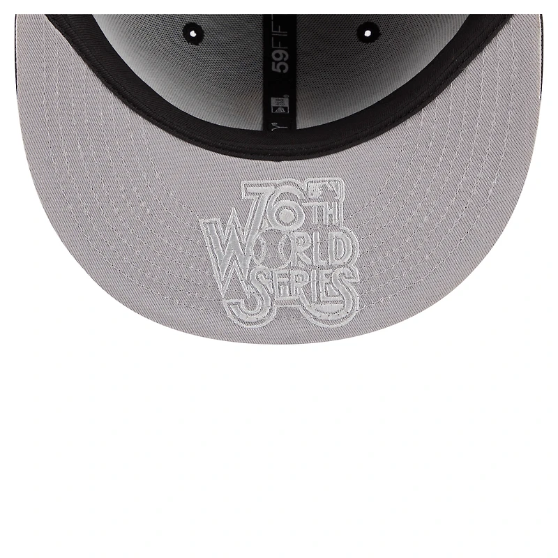 Casquette ajustée New Era noire Pittsburgh Pirates Hidden Hit 59FIFTY pour homme