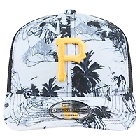 Casquette ajustable Hula Trucker 9SEVENTY noire des Pirates de Pittsburgh pour homme de New Era