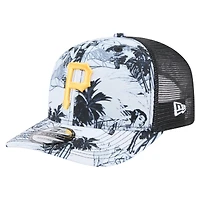 Casquette ajustable Hula Trucker 9SEVENTY noire des Pirates de Pittsburgh pour homme de New Era