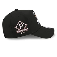 Men's New Era Black Pittsburgh Pirates Looney Tunes A-Frame 9FORTY Adjustable Hat