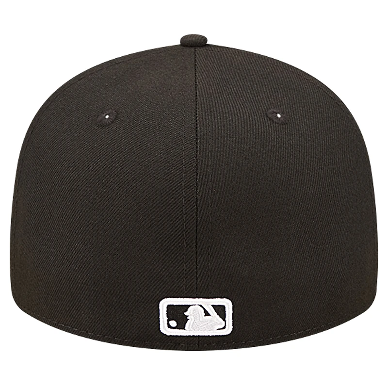 Men's New Era Black Pittsburgh Pirates Low Profile 59FIFTY Fitted Hat