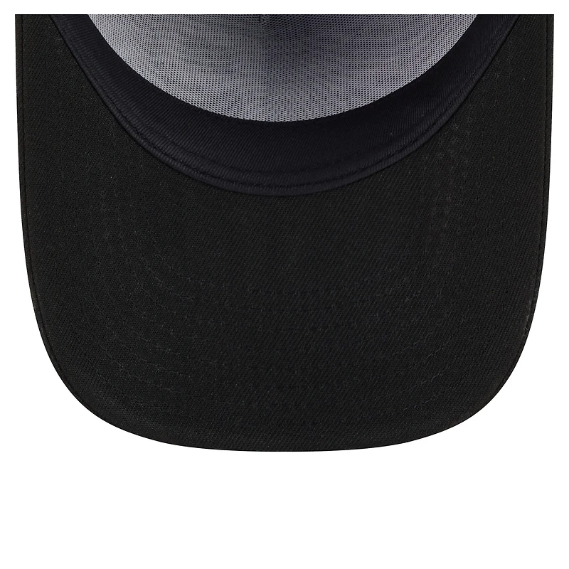 Men's New Era Black Pittsburgh Pirates Motion A-Frame 9FIFTY Snapback Hat