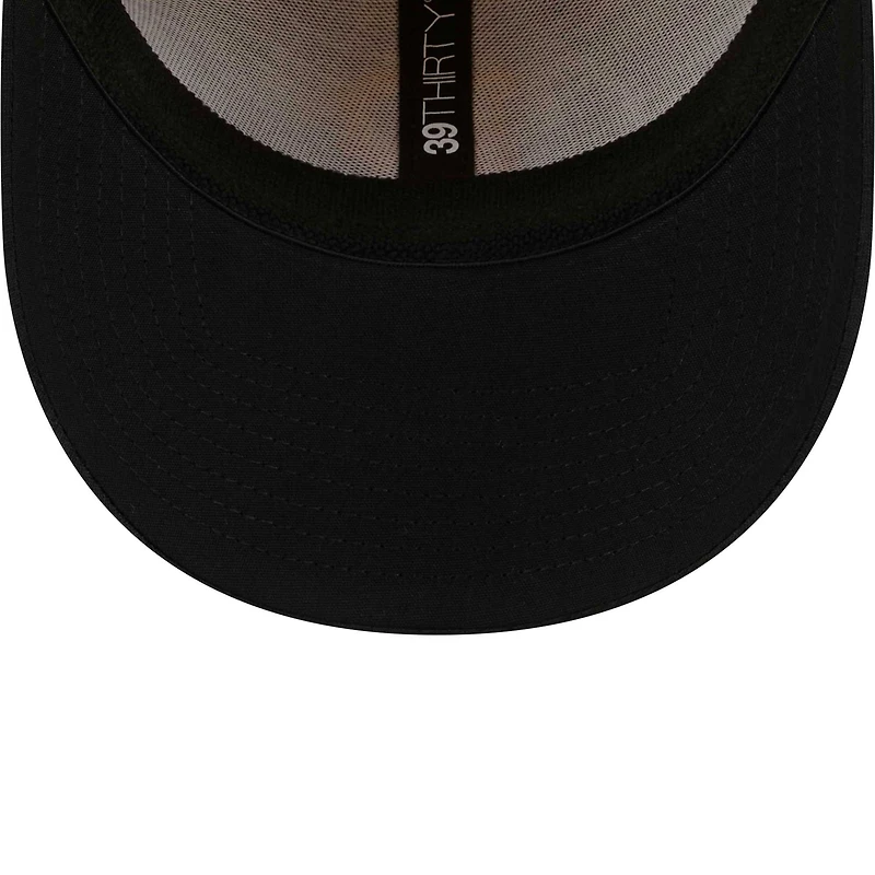 Men's New Era Black Pittsburgh Pirates Neo 39THIRTY Flex Hat