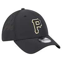 Men's New Era  Black Pittsburgh Pirates Night 39THIRTY Flex Hat