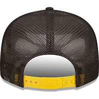 Men's New Era Black Pittsburgh Pirates Patriot Trucker 9FIFTY Snapback Hat