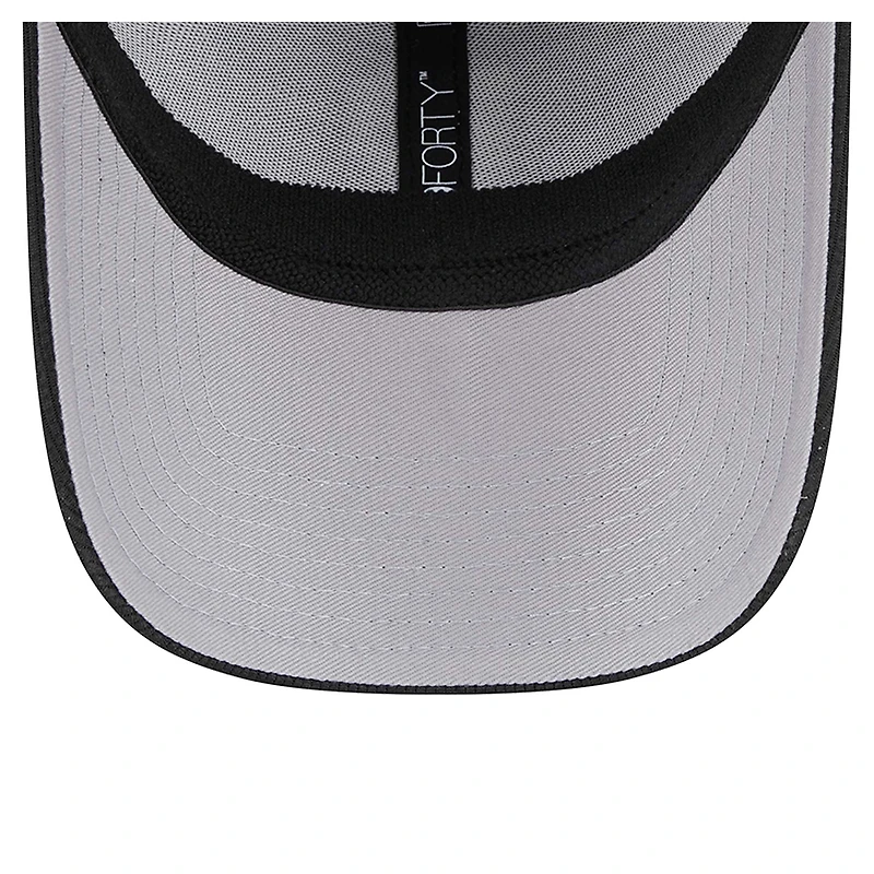 Casquette ajustable Pivot 9FORTY des Pirates de Pittsburgh de New Era pour homme, noire