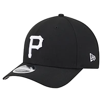 Men's New Era  Black Pittsburgh Pirates Player Replica 9FORTY Adjustable Hat