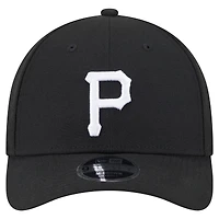 Men's New Era  Black Pittsburgh Pirates Player Replica 9FORTY Adjustable Hat