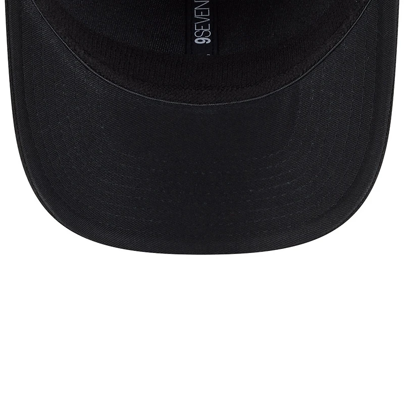 Men's New Era  Black Pittsburgh Pirates Player Replica 9SEVENTY Adjustable Hat