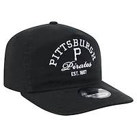 Casquette ajustable New Era noire Pittsburgh Pirates Stacked 19TWENTY pour homme