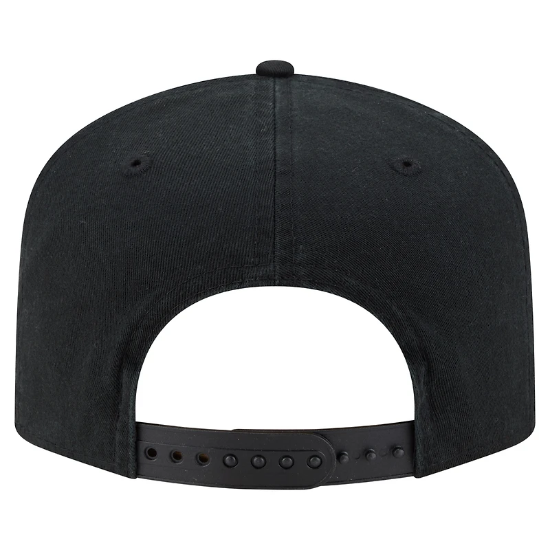 Men's New Era Black Pittsburgh Pirates Stacked 19TWENTY Adjustable Hat