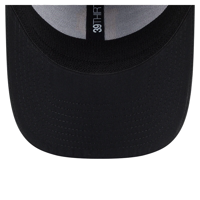 Casquette New Era 39THIRTY Flex noire à motif camouflage subtil des Pirates de Pittsburgh pour homme