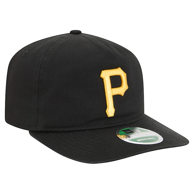 Men's New Era Black Pittsburgh Pirates Team 19TWENTY Adjustable Hat