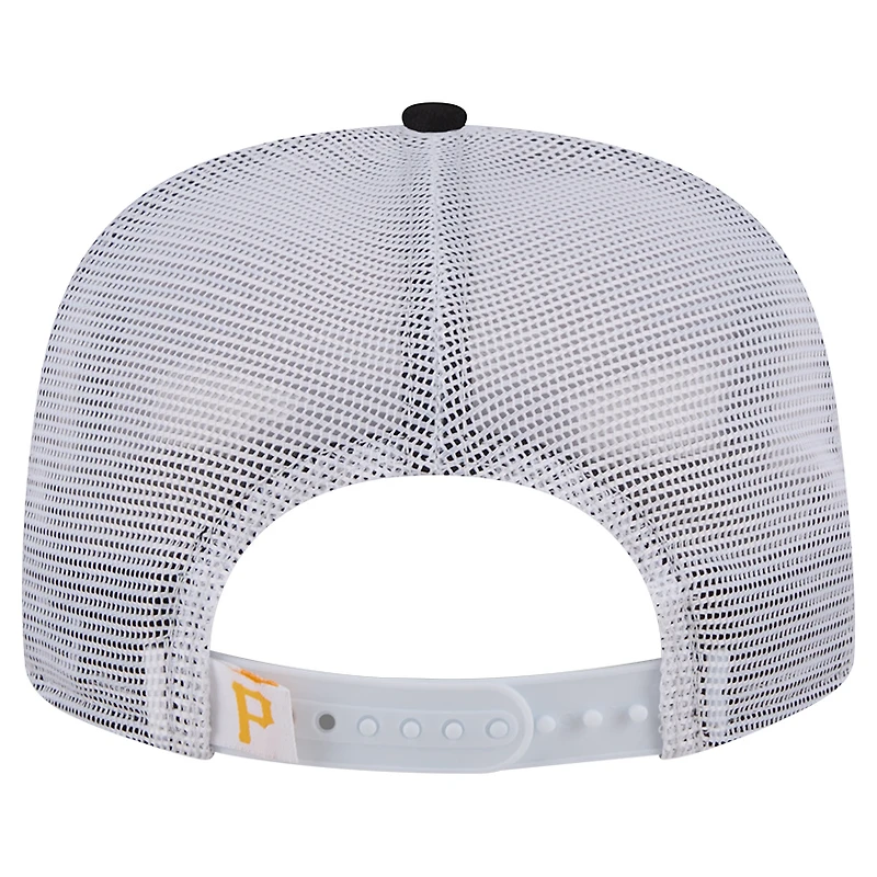 Casquette snapback A-Frame Trucker Team Horizon 9FIFTY des Pirates de Pittsburgh de New Era pour homme