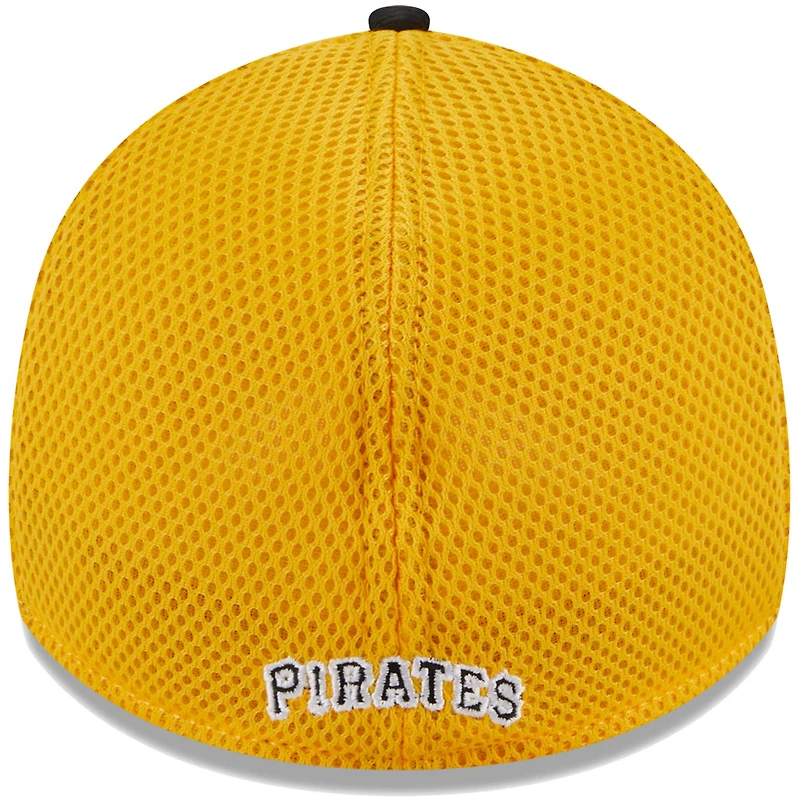 Casquette Flex 39THIRTY Team Neo Pittsburgh Pirates New Era noire pour homme