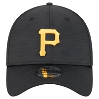 Casquette flexible Tech 39THIRTY des Pirates de Pittsburgh New Era noire pour hommes