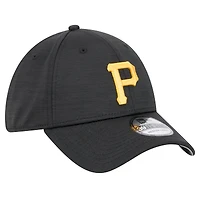 Casquette flexible Tech 39THIRTY des Pirates de Pittsburgh New Era noire pour hommes