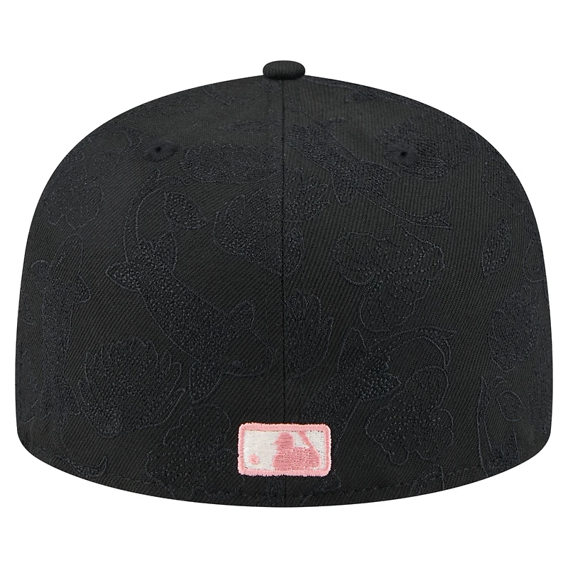 Casquette ajustée noire New Era 59FIFTY des Pirates de Pittsburgh pour homme