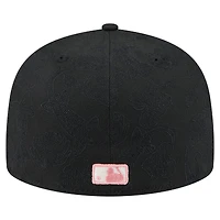 Casquette ajustée noire New Era 59FIFTY des Pirates de Pittsburgh pour homme
